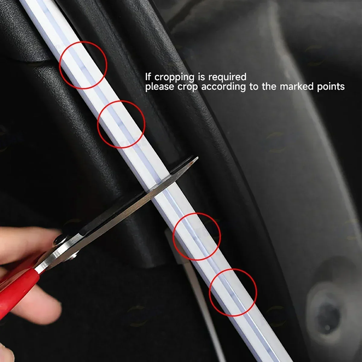 Car Trunk Led Lamp Strip for Tesla Audi Benz BMW Volvo 2025 Sedan SUV Universal Cigarette Lighter Electric Tailbox Lights