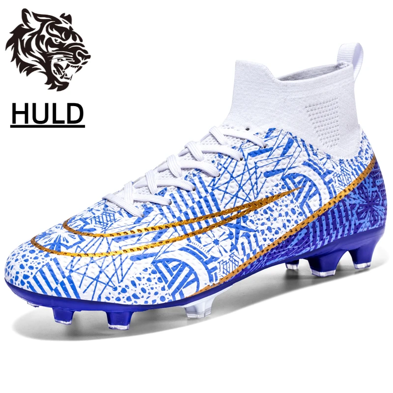 

2023 Hot-Selling Football Boots Men's Soccer Cleats TF/FG Kids Wear-Resistant Training Shoes Outdoor Non-Slip Sneakers Size34-46