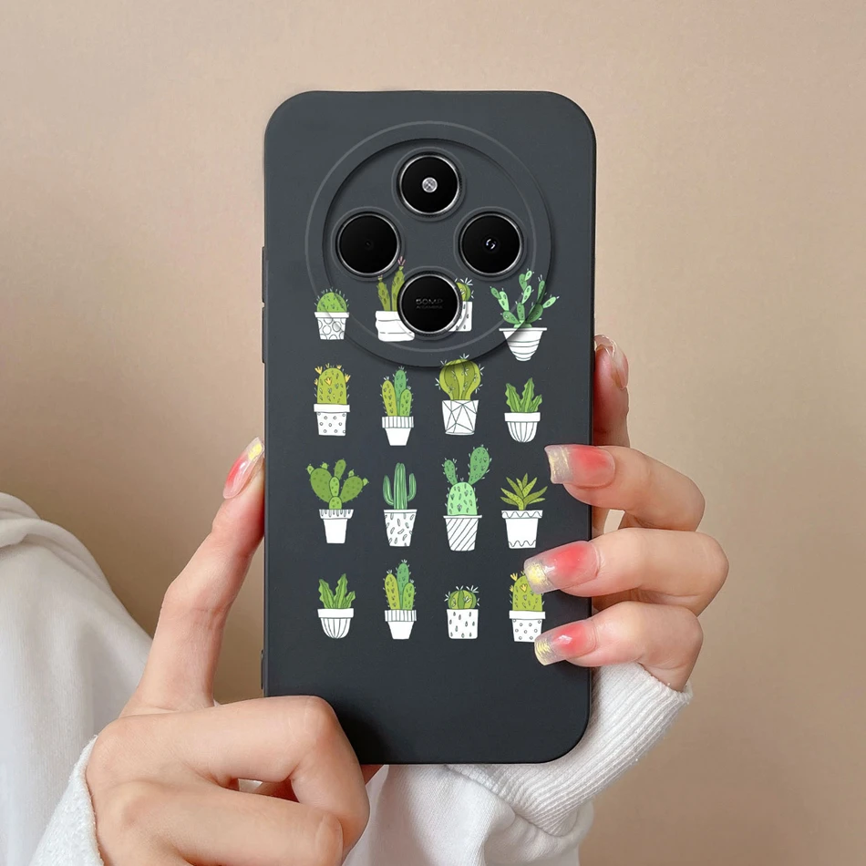 Leisure Flowers Soft Silicone Phone Case with Enhanced Lens Protection