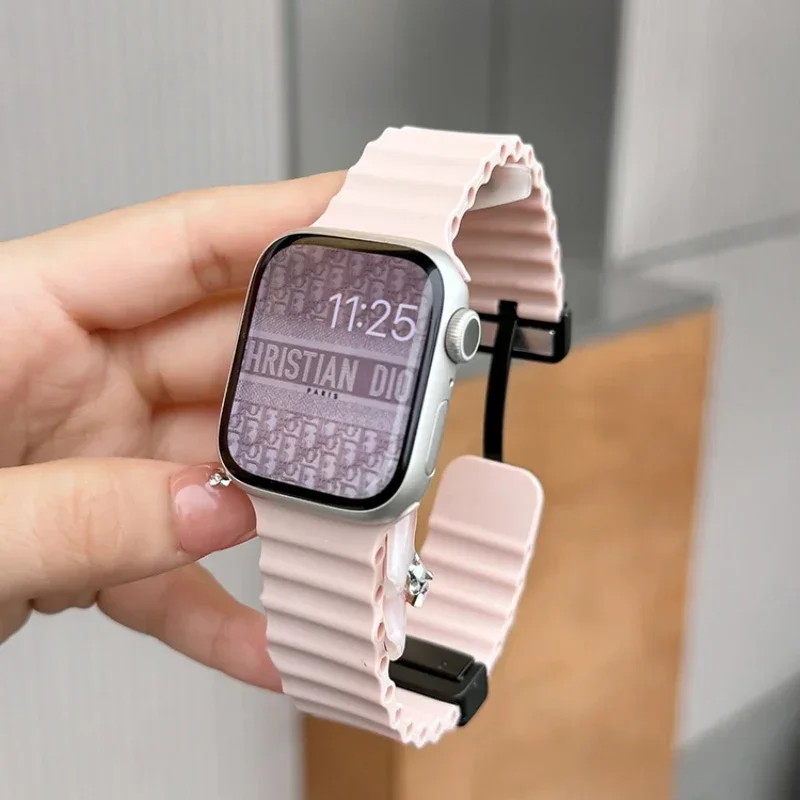 Magnetic Buckle Silicone Strap