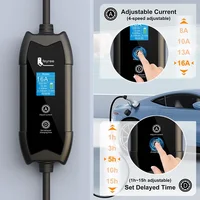 feyree EV Charger Type2 16A 3.5kW Portable Charging Box 5M Cable GBT Socket Type1 J1772 Adapter for Electric Vehicle Car Charger - Image 5