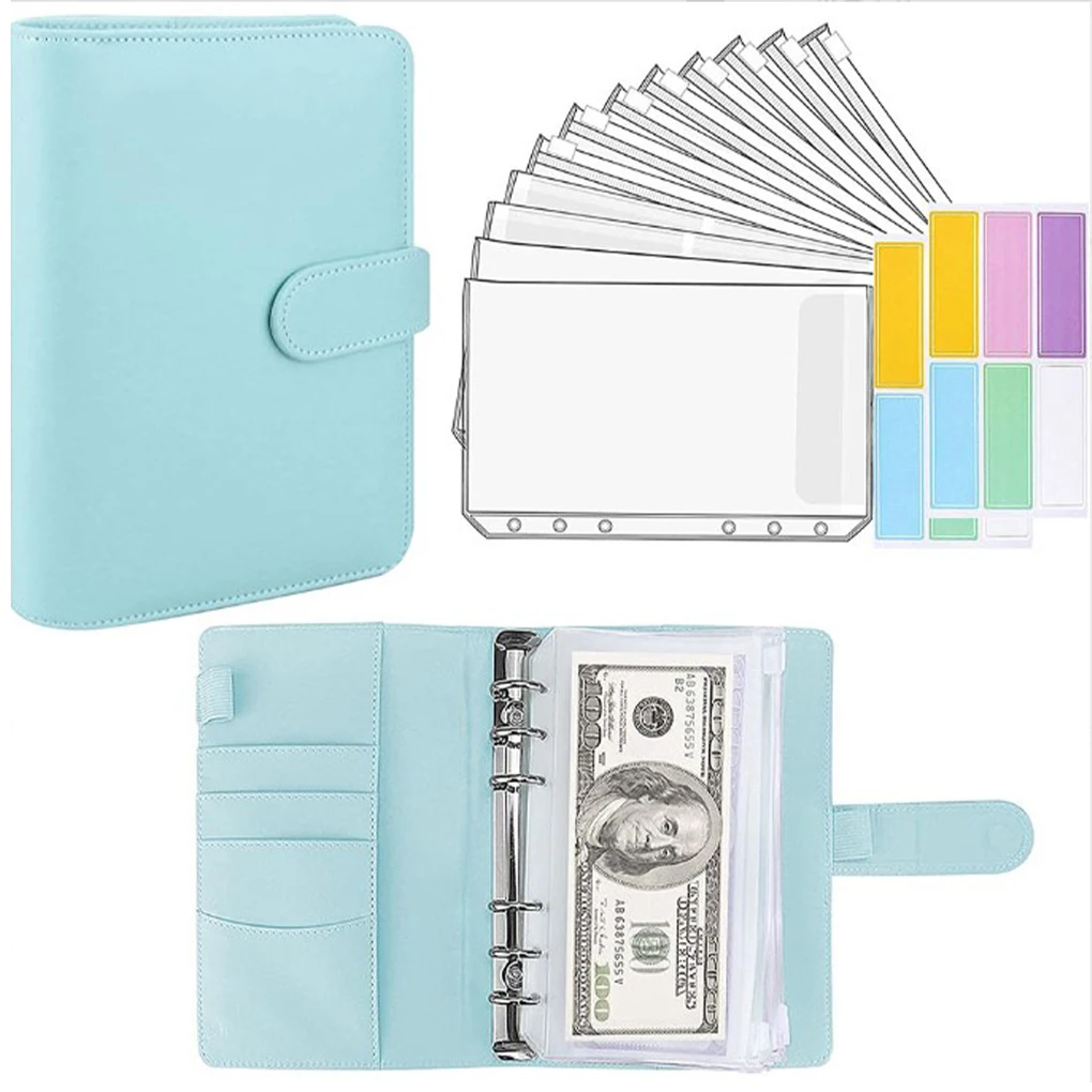 

A6 Binder Folder Budget Sheets Pouch School Stationery Supplies Adults