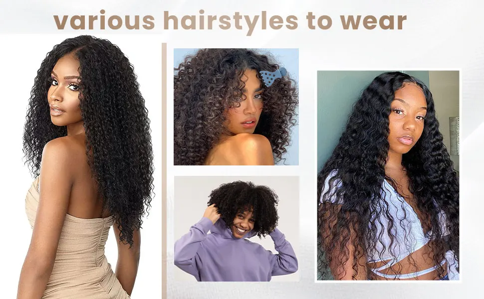 Lockiges Haar, spezielle Haarwurzel, flauschiger Clip ohne Einkerbung, natürliches, flauschiges, rutschfestes Krallenclip-Styling-Zubehör – Detail 4