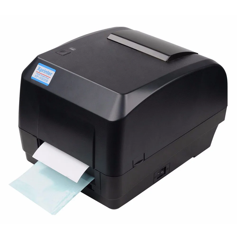 

XP-H500B H500E Thermal Transfer Direct Thermal BarCode Label Printer 4inch for Cloth Tag POS Logistic Jewlery Tag Retail