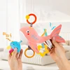 Newborn Infant Soft Plush Toy Teether Rattles Toys Baby Educational Toys Brain Developmental Hand Grip Cute Stuffed Animal Toys 2