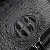 Exotic Genuine Crocodile Skin Men's Casual Black Laptop Backpack Authentic Real Alligator Leather Male Large Travel Bag Pack 3