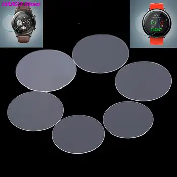 1pcs copertura protettiva per schermo in vetro temperato tondo universale per orologi intelligenti Smartwatch accessori intelligenti