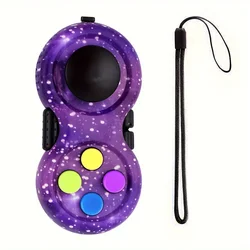 Enhanced Stress-Relief Fidget Gadget with 8 Interactive Functions (PURPLE)