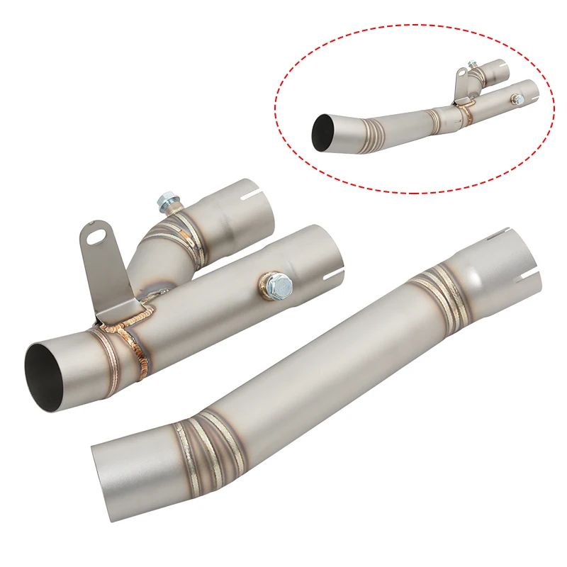 Motorcycle Exhaust Escape Modify Middle Link Pipe Connect Original Muffler Slip On For YAMAMA MT10 MT-10 FZ10 MT10 SP 2022 2023 - Image 2
