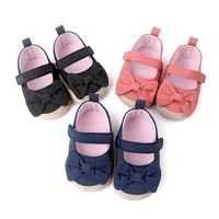 Baby Girl Mary Jane Shoes Spring and Summer Sandal Cute Bowknot Soft Cotton Anti-Slip Sole 4