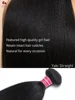 Grade 12A Unprocess Yaki Straight Human Hair Bundles 100% Brazilian Raw Virgin Human Hair Weave 1 3 4 Bundles Beautyforever 3