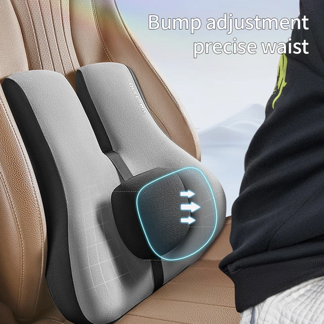 Memory Cotton Waist Cushion Car Backrest Driver's Seat Lumbar Support Car  Waist Cushion Lumbar Support Car Lumbar Support - AliExpress