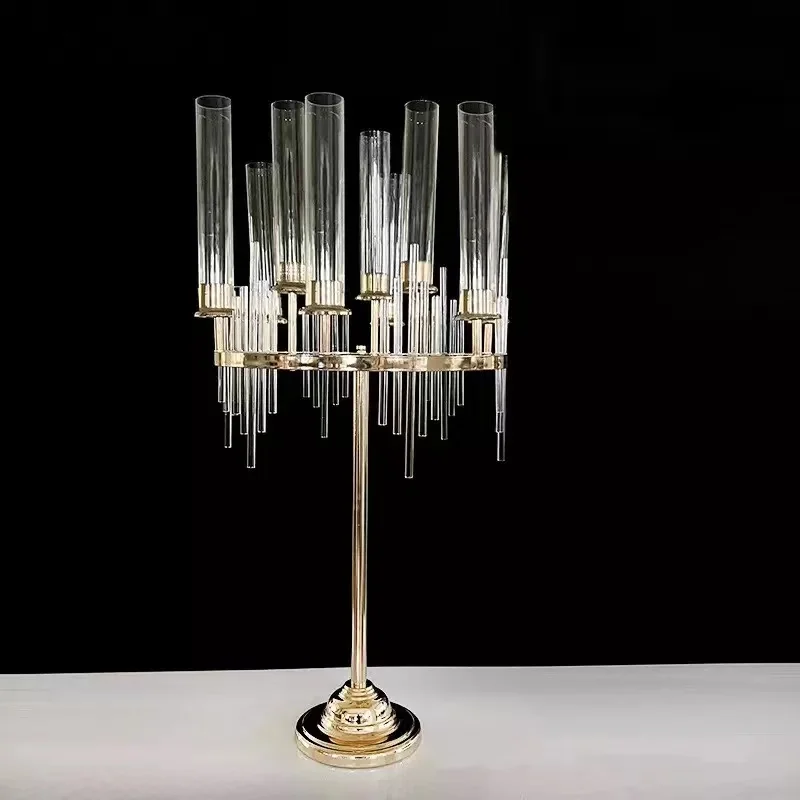 

4 шт.) оптовая продажа, свадебные центральные части, акриловые подсвечники, подсвечники для свадебного декора ivy274