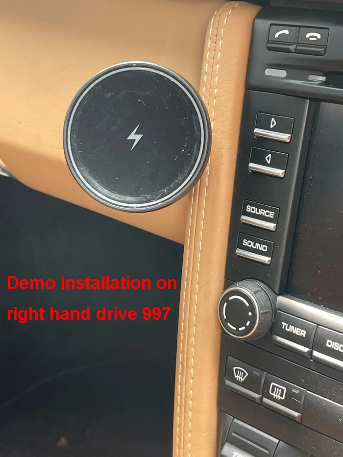 Rennline Porsche 987 Phone Mount Glove Box Phone Mount Mag-Safe