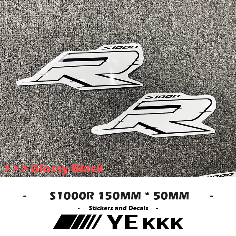 For BMW S1000R 2X Motorcycle Fairing Shell Head Sticker Decal Cutout Lines Custom Color S1000R 150MM*50MM A Pair s1000r 150mm 50mm a pair for bmw s1000r 2x motorcycle fairing shell head sticker decal cutout lines custom color