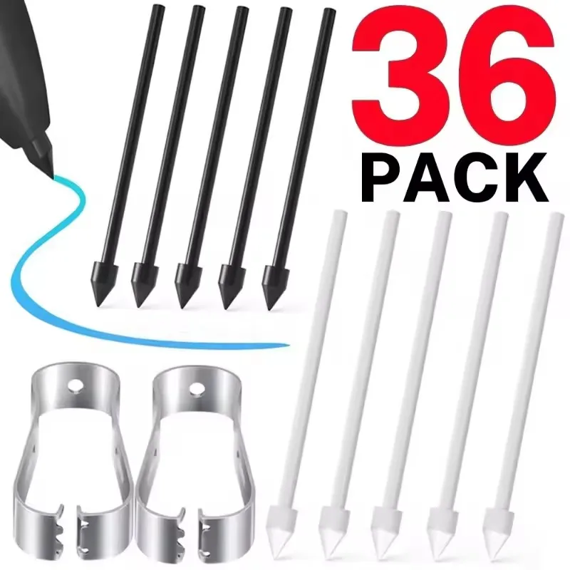 Enhanced Stylus Pen Replacement Tip with Tweezer for Tablets and Note Series