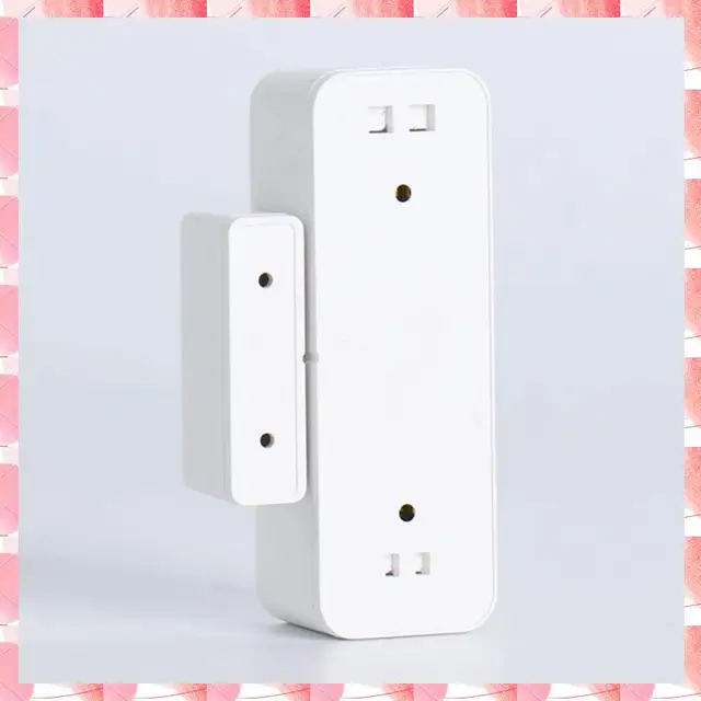 JAJA 1 Piece Tuya Wifi Door Magnetic Smart Window Sensor Door Door Detector Smart Home Alarm System White For Alexa Google Assis 2