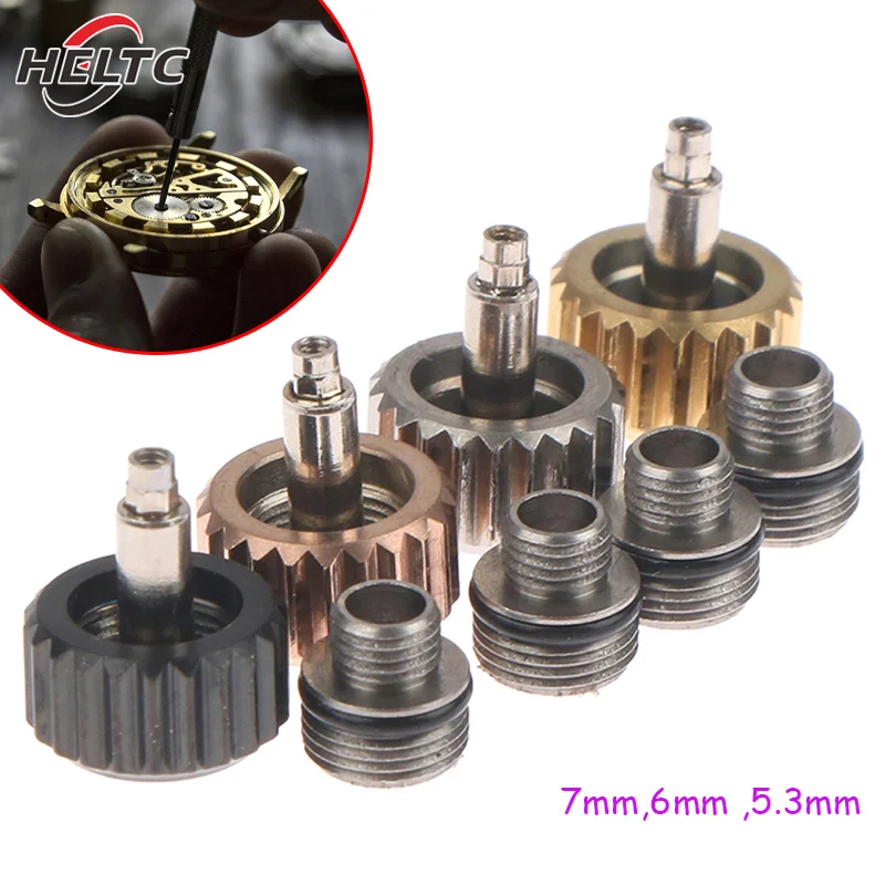 Premium Assorted Waterproof Watch Crown Replacement Accessories