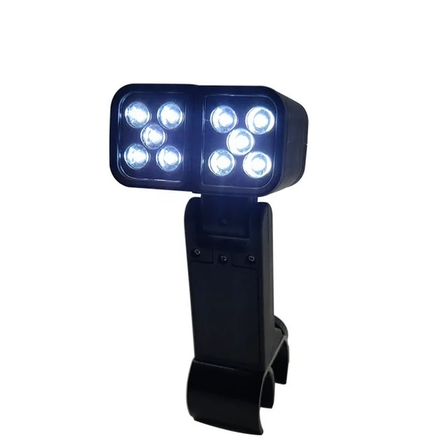 Hordozható Bbq Grill Lámpatest Led -Es Lámpák Zseblámpa Világító Lámpa Fogantyú -Tartó Kliptel Grillezéshez Kültéri Kiegészítő - Image 4