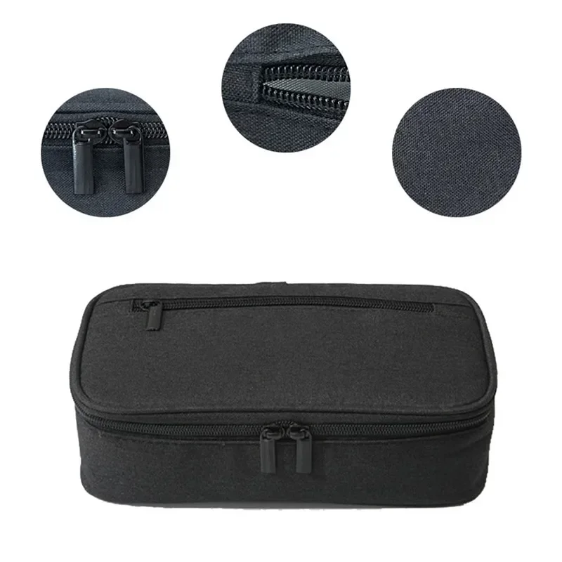 Double Layer Pencil Case Large Capacity Simple Girl Student Fabric Pencil Pouch School Stationery Organizer Supply Pen Bags