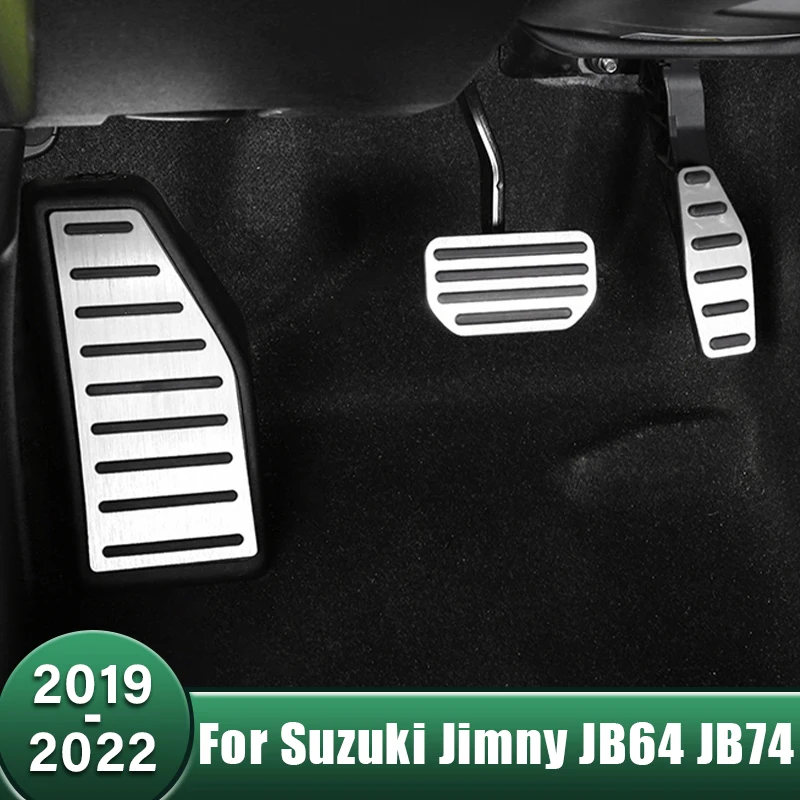 

Car Footrest Pedal Accelerator Fuel Brake Pedals Cover Anti-Slip Pads Case For Suzuki Jimny Sierra JB64 JB74 2019 2020 2021 2022