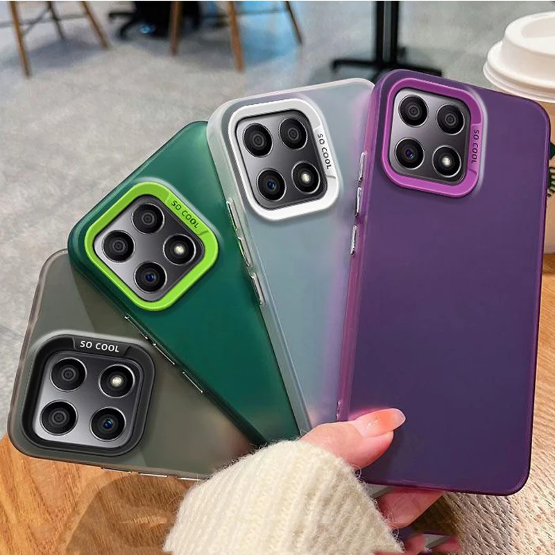Luxury Aurora Matte Metallic Phone Case - Premium Protection Cover