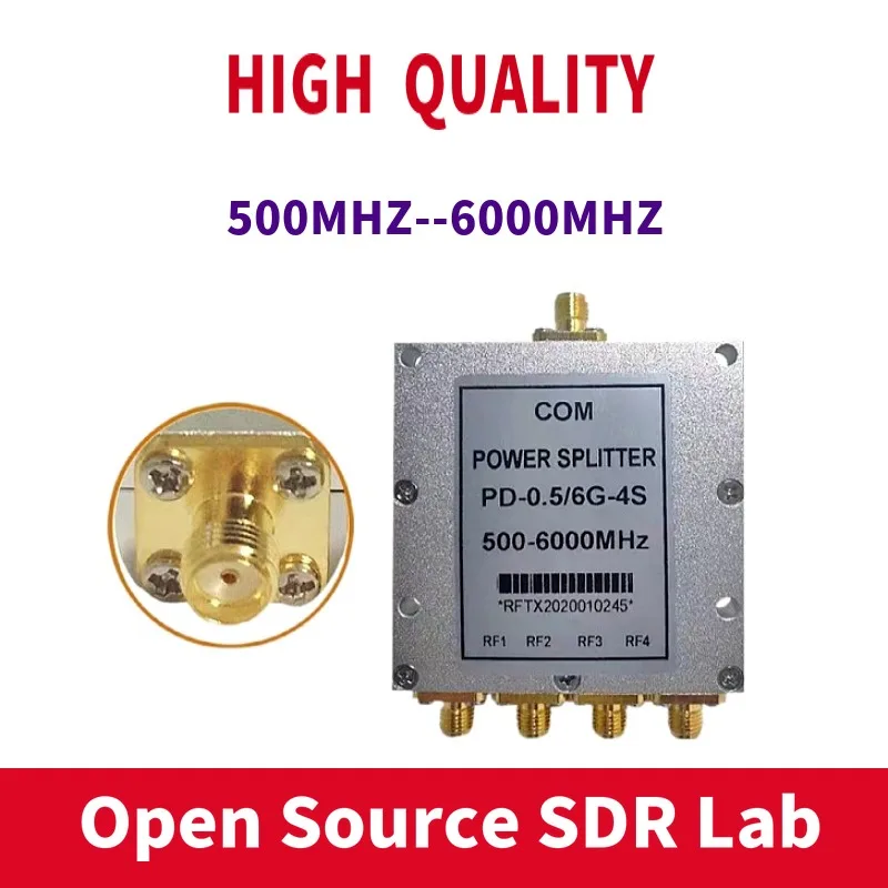 500-6000Mhz  ļ   ս 2 Ǵ 4 б SMA Ŀ, ũ Ʈ RFID  ׳  й
