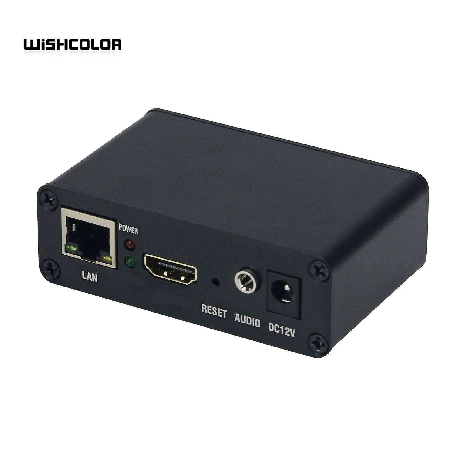 Wishcolor H.265 네트워크 비디오 디코더 RTMP HDMI 호환 HD 1080P IPTV 디코더(USB 디코딩 기능 포함) RTSP 4K H.264