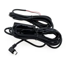 차량용 DVR 전용 파워 박스 어댑터, DC 전원, 90 ° 왼쪽 마이크로 USB 케이블, 3.5m, 12V ~ 5V 범용