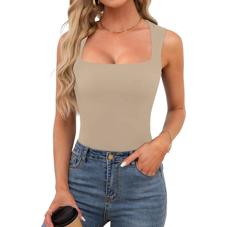 Sleeveless Backless Cropped Tank Top for Women Summer