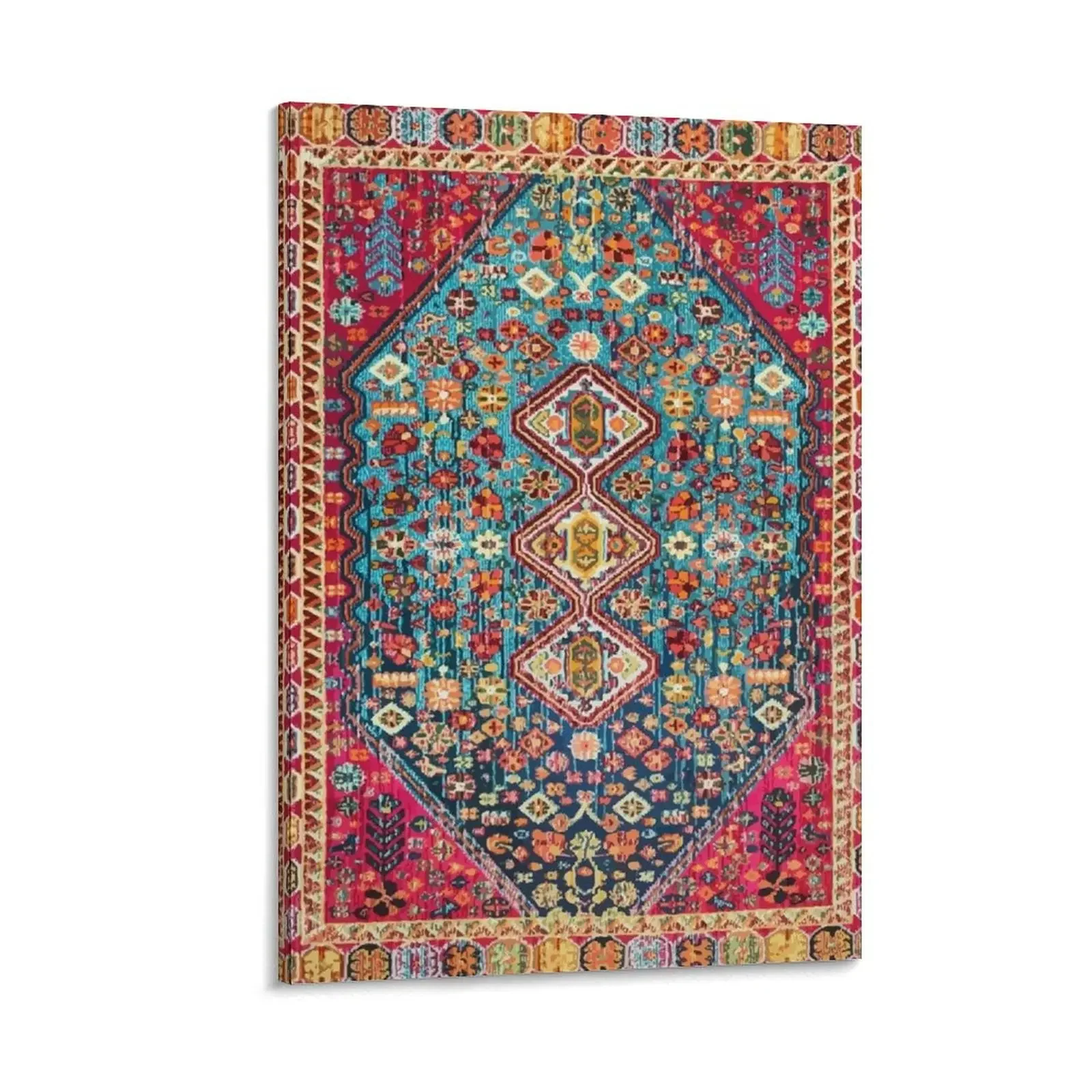

Oriental Colored Traditional Antique Moroccan Style Fabric Design Canvas Painting home and decoration poster anime