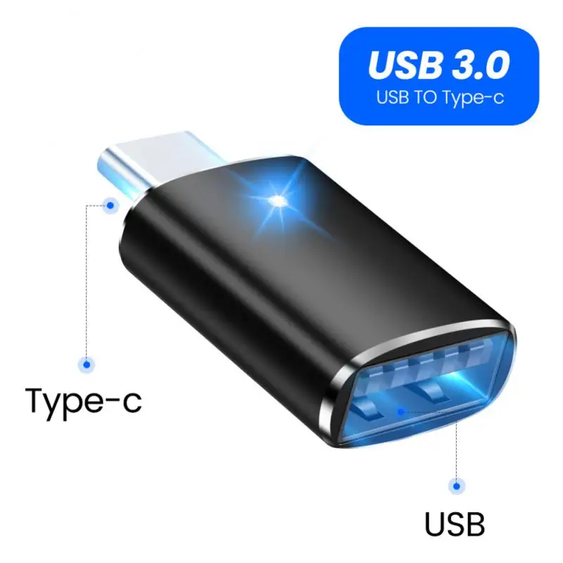 ZHSONG USB 3.0 Type-C OTG Adapter Type C USB C Male To USB Female Converter For Macbook Xiaomi Samsung S20 USBC OTG Connector type c to iphone converter Adapters & Converters