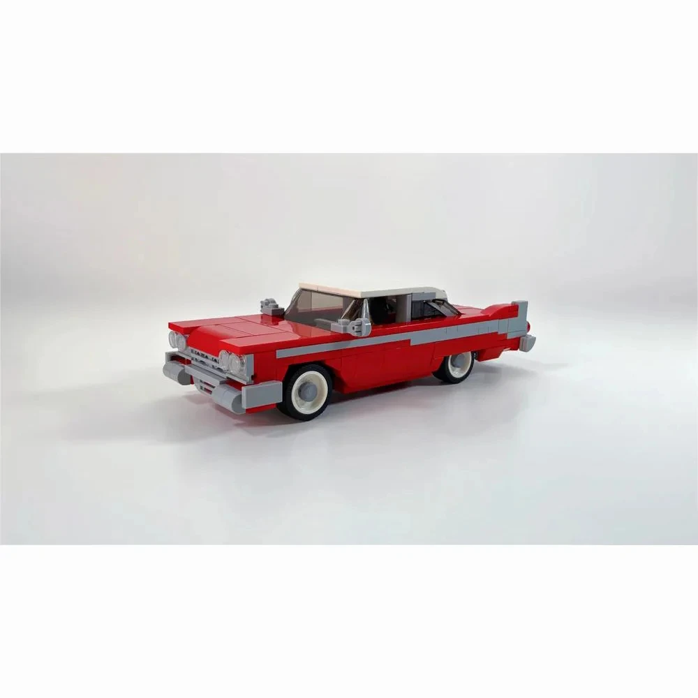 345Pcs Moc Speed Champions 1958 Plymouth Fury Sportscar Model Building Blocks Tecnologia Mattoni Assemblaggio Creativo Giocattoli Per Bambini Regalo