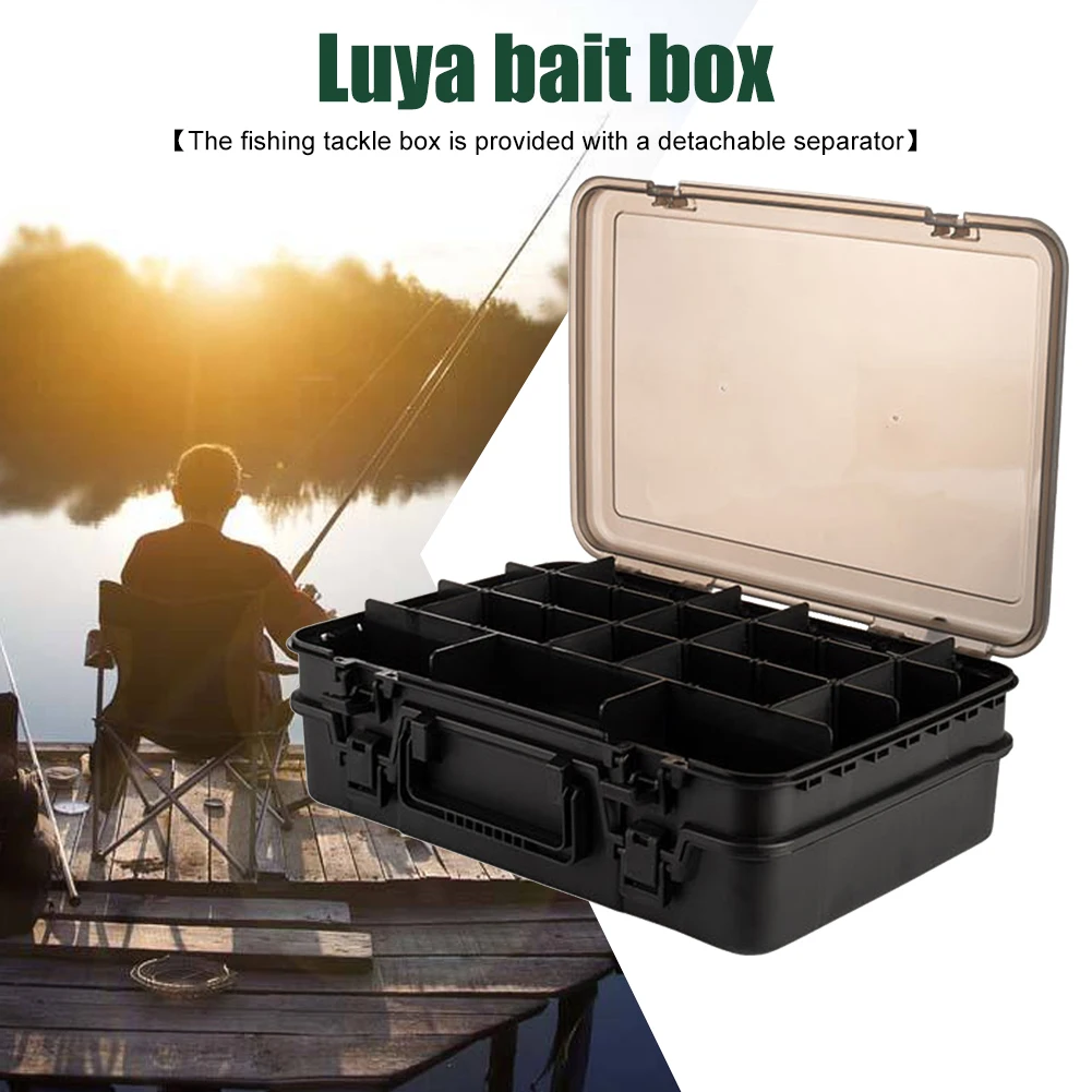 Fishing Storage Box Double-layer Fishing Lure Organizer