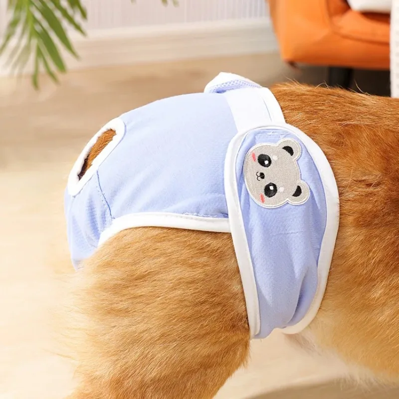 Pet underwear, Teddy menstrual hygiene pants, puppy anti harassment diapers, diapers for wet female dogs, physiological pants