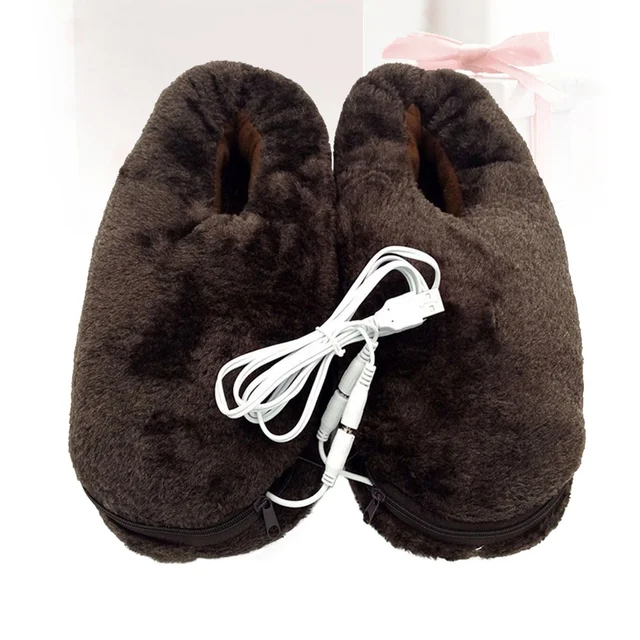 차가운 환경에서 발을 따뜻하게 유지하는 USB 전기 온열 신발