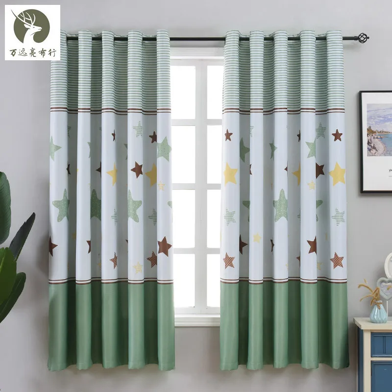 

Готовые современные оконные занавески в Корейском стиле для гостиной, столовой, спальни