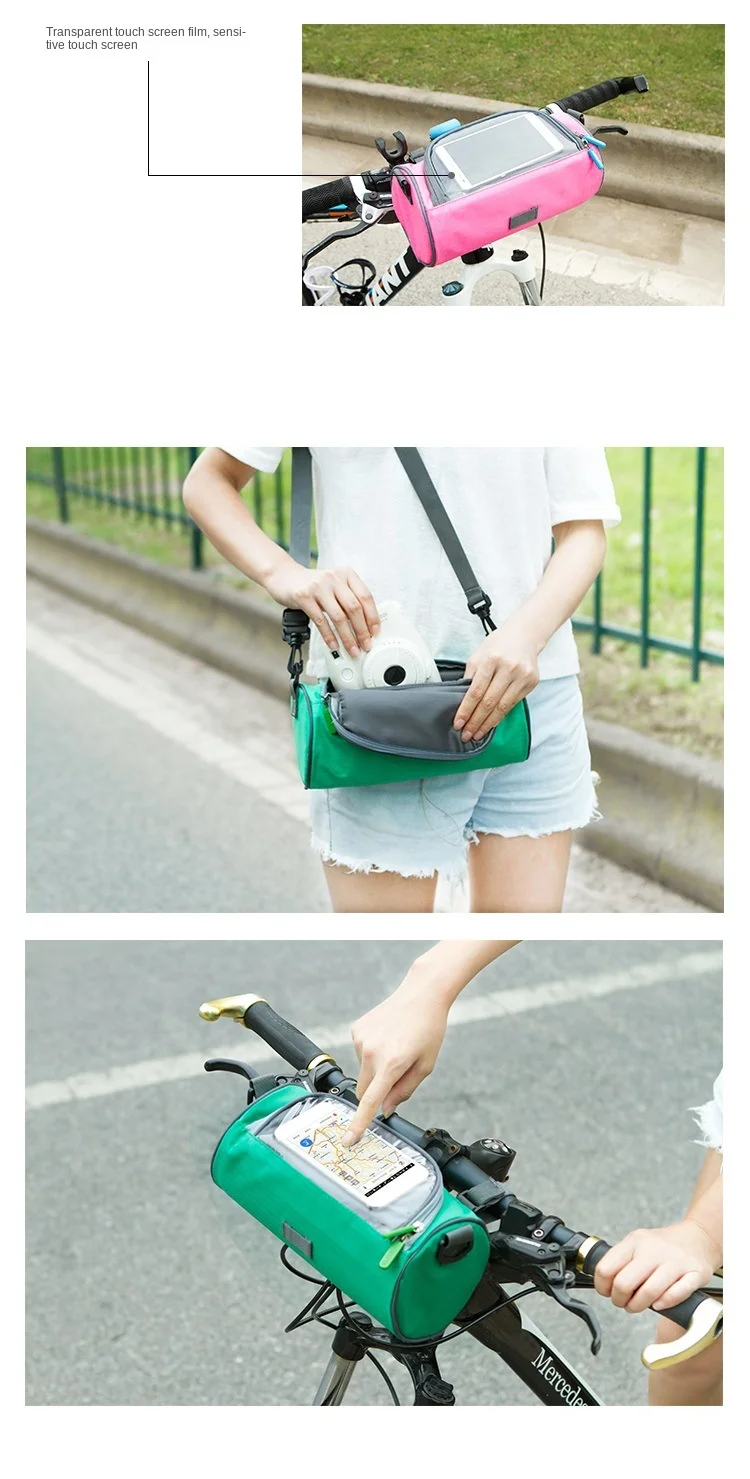 Multifunction Bike Bag Portable Handlebar Pannier Multi purpose