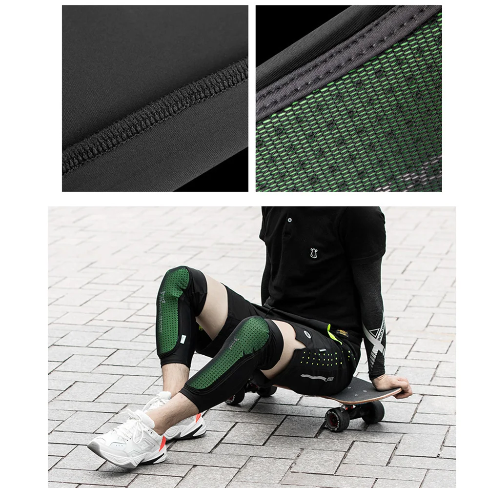 ROCKBROS Bicycle Crash Knee Pads Compression Knee Braces For Arthritis Joint Sports Safety Volleyball Gym Brace Protector 4