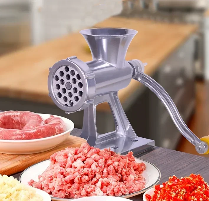 Heavy Duty Meat Grinder Mincer Stuffer Manual Sausage Filler Sauce Maker Machine