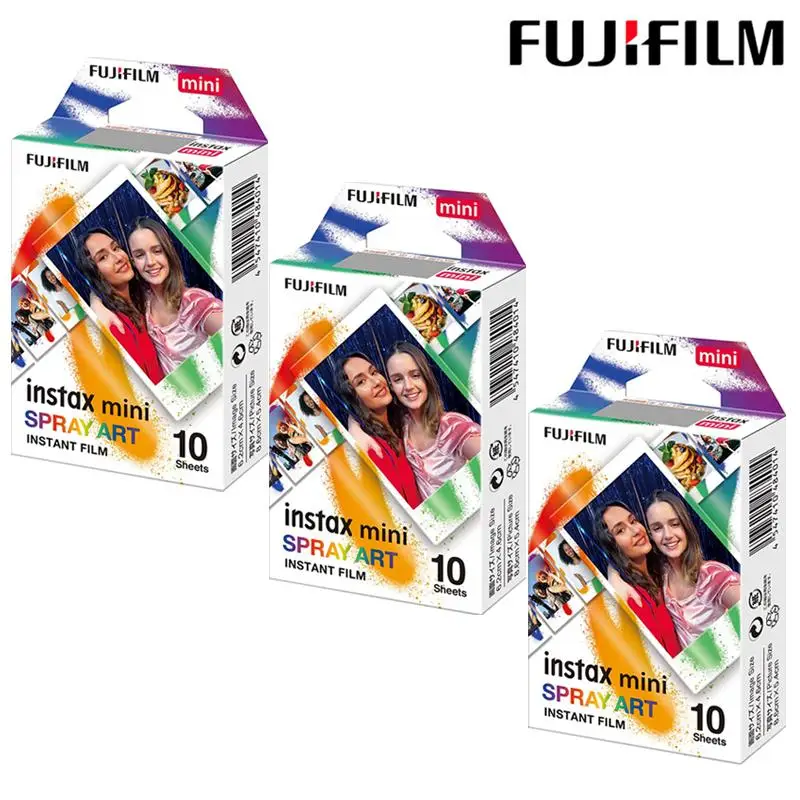 Fujifilm Instax Mini Film Instax Mini 12 11 Pellicola Spray Art Design Per Fuji Mini 11 8 9 7S 25 26 70 90 Fotocamera Istantanea Sp-1 Sp-2