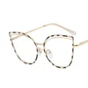 Cutout Cat Eye Metal Frame Clear Glasses Fashion Myopia Nerd Spectacles  -0.5 -1.0 -2.0 -3.0 -4.0 to -6.0 6