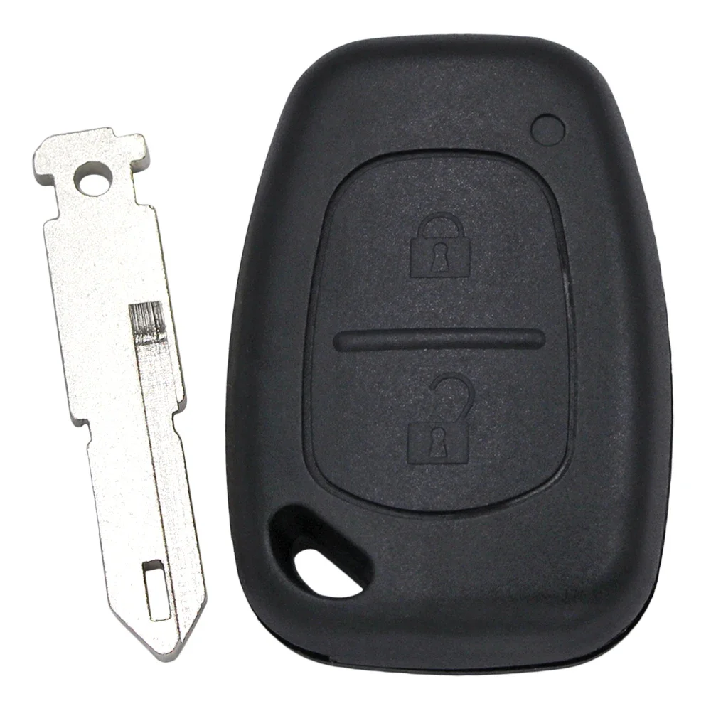 2 Buttons Remote Car Key Shell Case For Vauxhall Opel Vivaro for Renault Traffic Master Vivaro Movano Kangoo NE73/VAC102 key case car key shell key cover folding car key shell fob cover