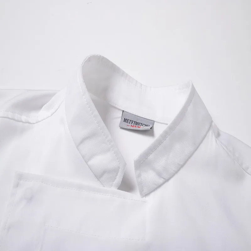 Chef Uniform For Men Food Service Kitchen Jacket Woman Work Wear Hotel Costume Restaurant Baker Chef Shirts High Quality White