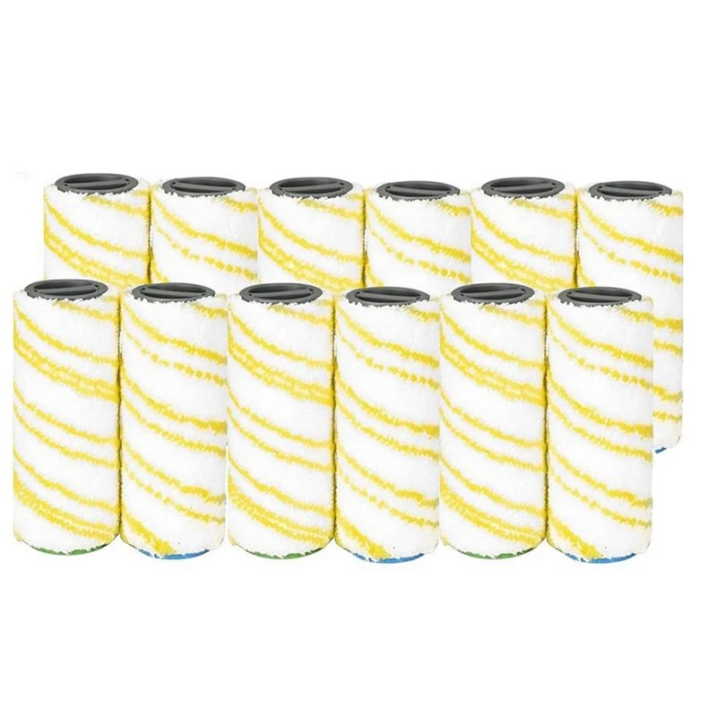 

12 Pcs Roller Brush Replacement Accessories For Karcher FC5 FC7 FC3 FC3D Electric Floor Cleaner