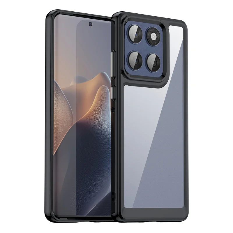 Transparent Colorful TPU Protective Phone Case Cover