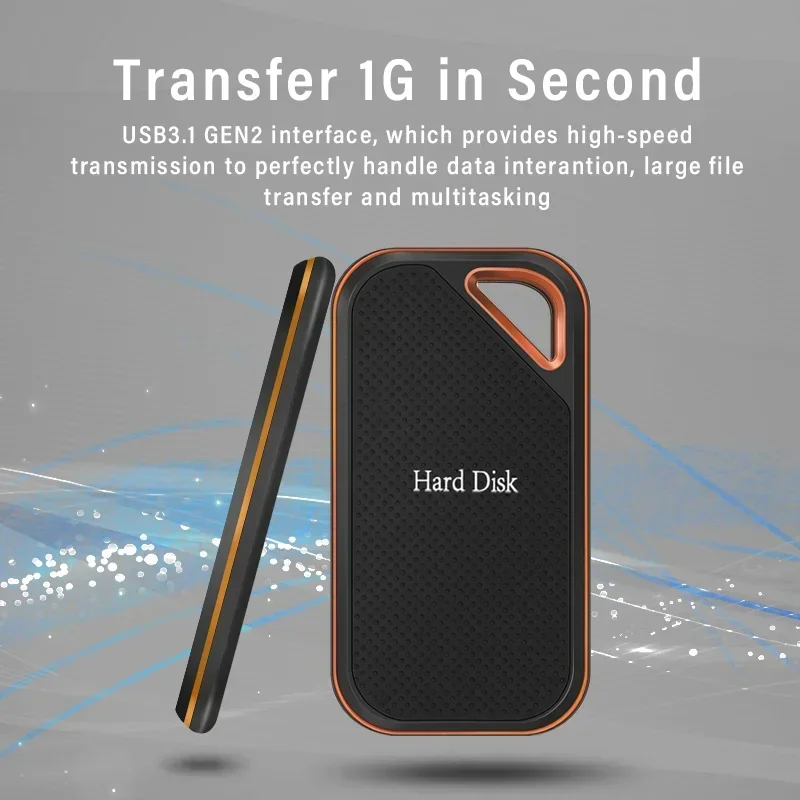 External Hard Drive Xiaomi MIJIA E81 Portable SSD 1TB Original External SSD Type-C USB 3.1 M.2 for Laptop Phone mac Flash Memory Disk
