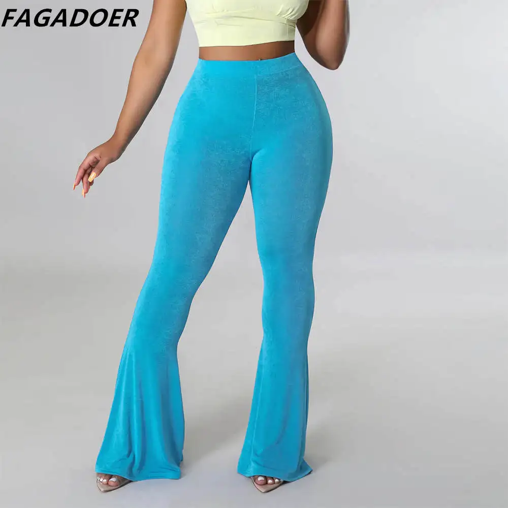 Рисунок 2 - Женские узкие брюки-клеш с высокой талией