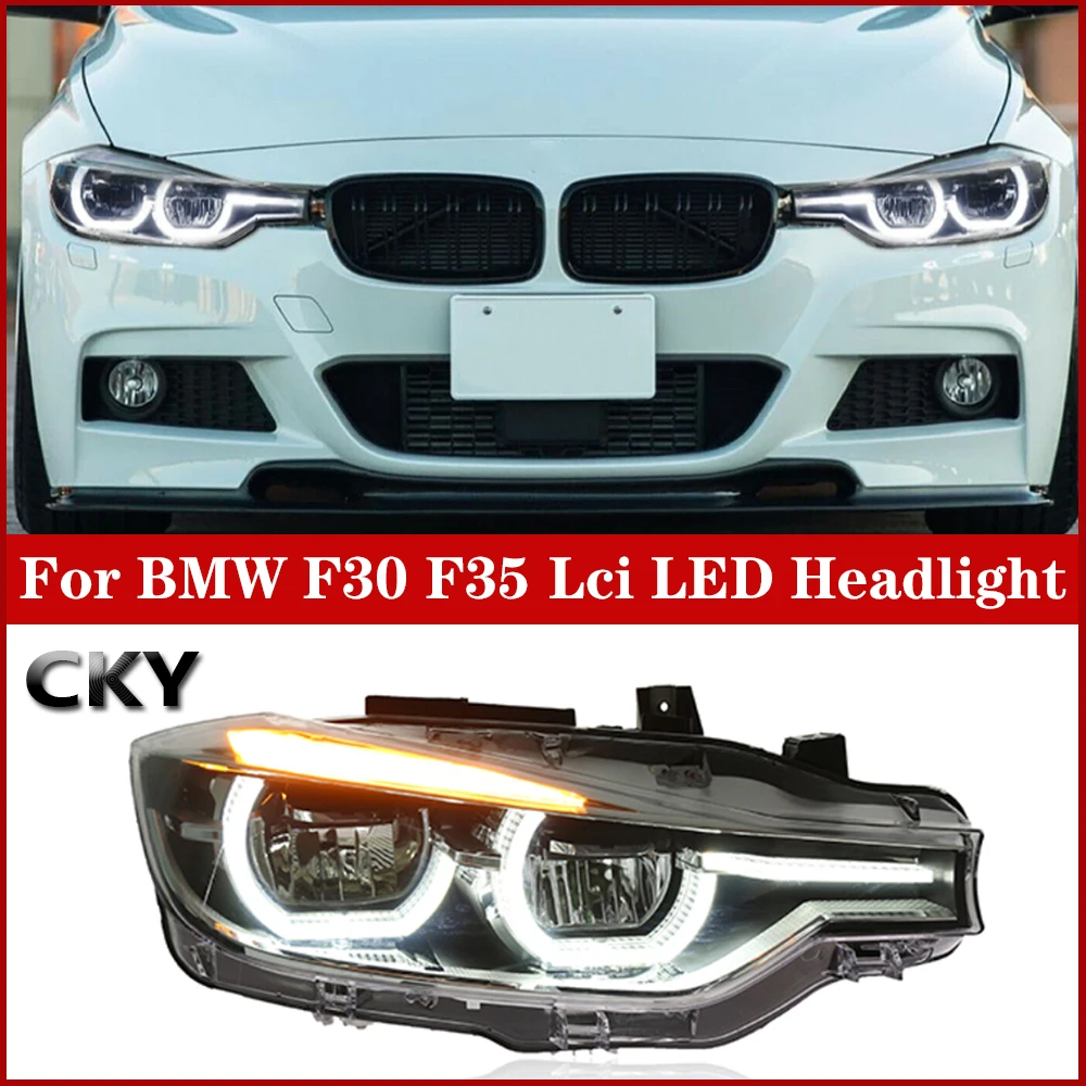 

Car Full LED Head Light Upgrade For BMX 3Series F30 F35 2012-2018 Headlight LCI Style High And Low Beam Fog Lamp Plug And Play