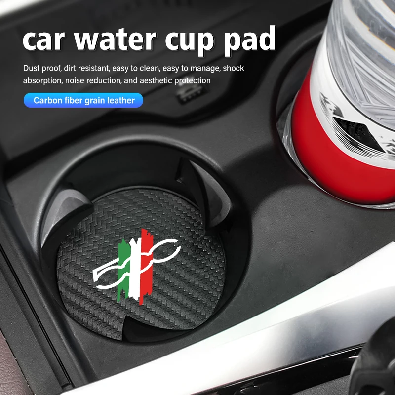 Car Cup Holder Insert Pad Anti-Slip Mat 2pcs